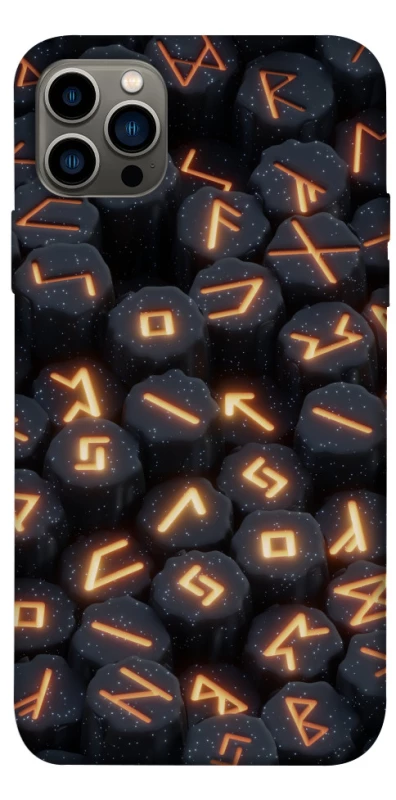 Чехол на Apple iPhone 12 Pro (6.1") Огненые руны фото 1 из 1