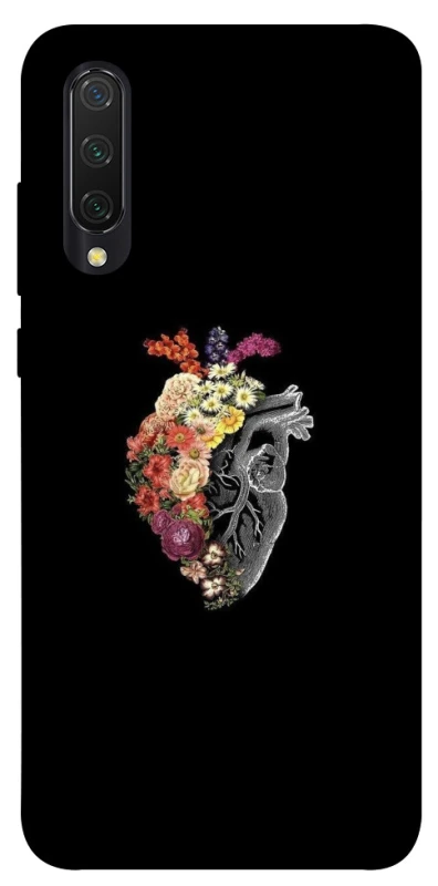 Чохол на Xiaomi Mi CC9 / Mi 9 Lite Heart with flowers фото 1 з 1