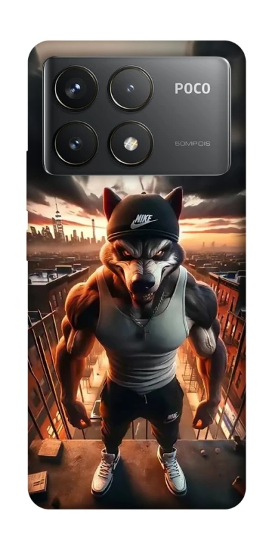 Чохол на Xiaomi Poco F6 Pro Вовк фото 1 з 1