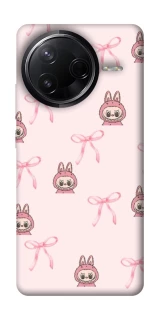 Чохол на Infinix Note 50 Pro Pink bows and Labubus фото 1 з 1