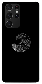 Чохол на Samsung Galaxy S21 Ultra Black tsunami фото 1 Чохол на Samsung Galaxy S21 Ultra Black tsunami фото 1 з 1
