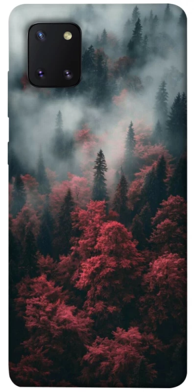 Чехол на Samsung Galaxy Note 10 Lite (A81) Red Wood фото 1 из 1