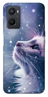 Чехол на Oppo A96 Snow cat фото 1 из 1