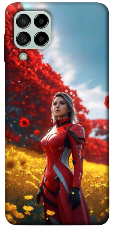 Чохол на Samsung Galaxy M53 5G Cyber space girl ver.5 фото 1 з 1