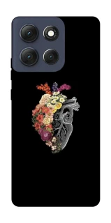 Чохол на Motorola Moto G86 Heart with flowers фото 1 з 1