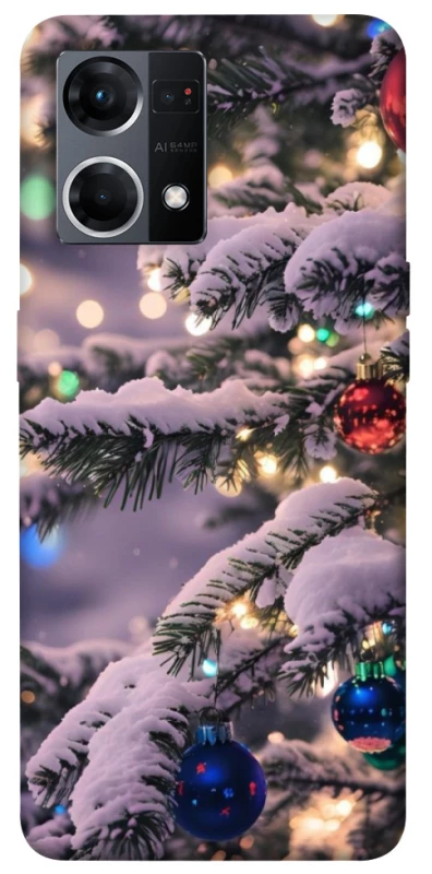 Чехол на Oppo Reno 7 4G Новогодний v31 фото 1 из 1