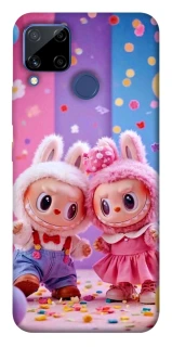 Чохол на Realme C15 Labubu twins ver.3 фото 1 з 1