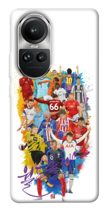 Чохол на Oppo Reno 10 Football Abstract v2 фото 1 з 1