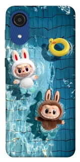 Чохол на Samsung Galaxy A03 Core Labubu in the pool фото 1 Чохол на Samsung Galaxy A03 Core Labubu in the pool фото 1 з 1