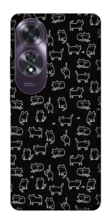 Чехол на Oppo A60 Black Cats фото 1 Чехол на Oppo A60 Black Cats фото 1 из 1