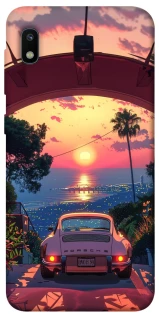 Чехол на Samsung Galaxy A10 (A105F) Porsche at sunset фото 1 из 1