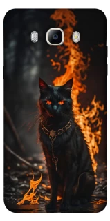 Чохол на Samsung J710F Galaxy J7 (2016) Вогняний кіт фото 1 з 1