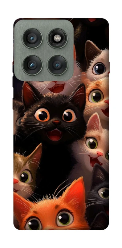 Чохол на Motorola Edge 60 Pro happy cats фото 1 з 1