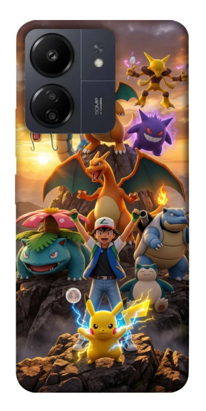 Чехол на Xiaomi Poco C65 Pokemon фото 1 из 1