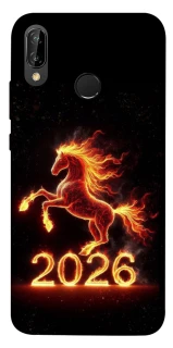 Чехол на Huawei P20 Lite Red Fire Horse ver.1 фото 1 из 1