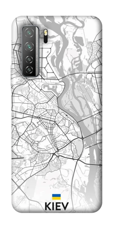 Чохол на Huawei Nova 7 SE Kiev white map фото 1 з 1