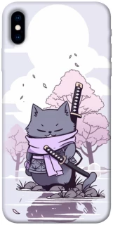 Чохол на Apple iPhone X (5.8") Samurai cat фото 1 з 1