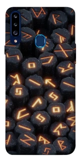 Чехол на Samsung Galaxy A20s Огненые руны фото 1 из 1