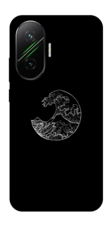 Чехол на Xiaomi Poco F7 Black tsunami фото 1 из 1