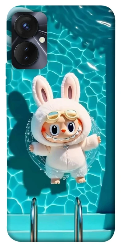 Чохол на TECNO Spark 9 Pro Labubu in the pool ver.2 фото 1 з 1