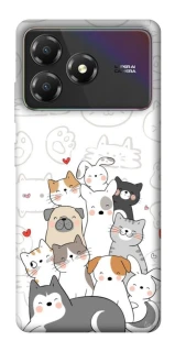 Чехол на ZTE Blade A36 Funny Pets фото 1 из 1