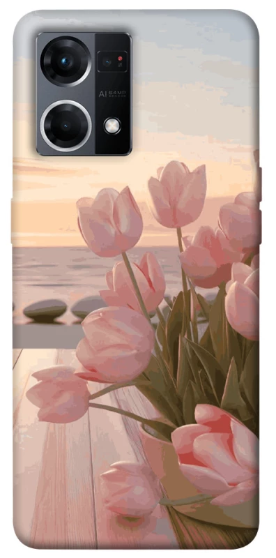 Чохол на Oppo Reno 7 4G Morning Flowers zon фото 1 з 1