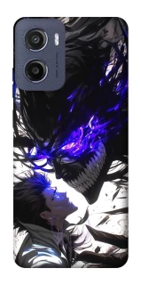 Чехол на Motorola Moto G05 Black soul anime фото 1 из 1