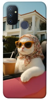 Чехол на OnePlus Nord N100 Stylish Cat Cruise фото 1 из 1