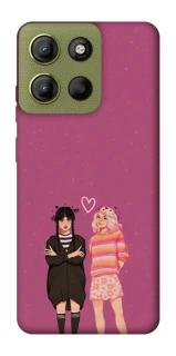 Чехол на Motorola Moto G15 4G Raven & Rainbow Wednesday фото 1 из 1