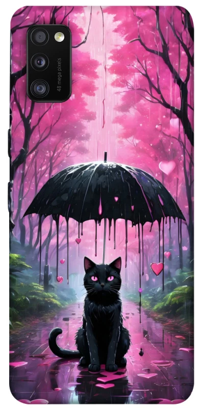 Чохол на Samsung Galaxy A41 Black cat фото 1 з 1