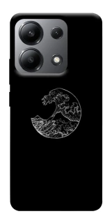 Чохол на Xiaomi Redmi Note 13 4G Black tsunami фото 1 з 1