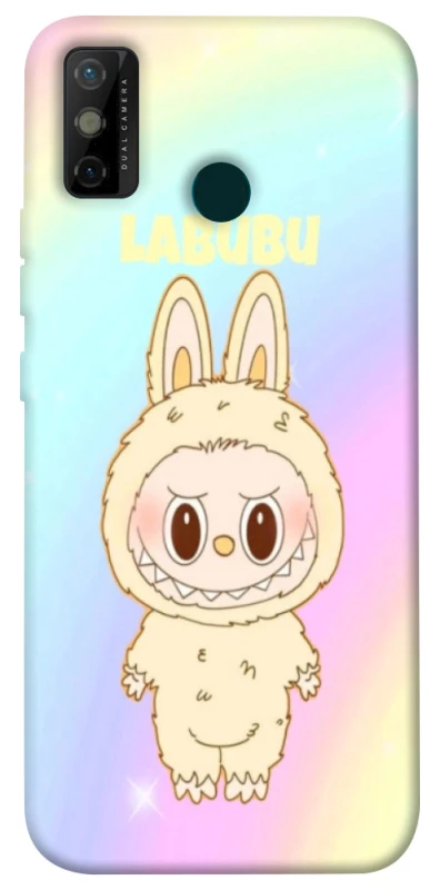 Чехол на TECNO Spark 6 Go Fluffy Rainbow Labubu фото 1 из 1