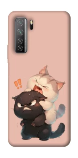 Чехол на Huawei Nova 7 SE Сat and cat фото 1 Чехол на Huawei Nova 7 SE Сat and cat фото 1 из 1