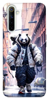 Чехол на Realme 6 Панда курьер фото 1 из 1