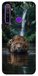 Чехол на Realme 5 Leopard in water фото 1 из 1