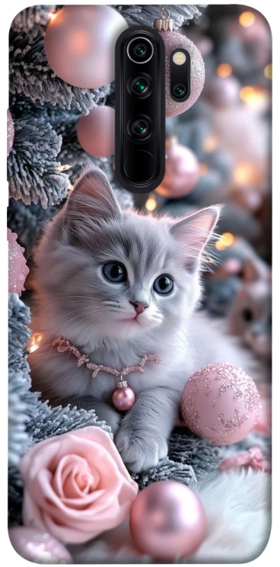 Чохол на Xiaomi Redmi Note 8 Pro Christmas Kitty фото 1 з 1