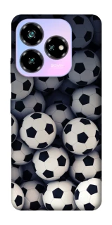 Чехол на ZTE Nubia V60 Desing Футбольные мячи фото 1 из 1