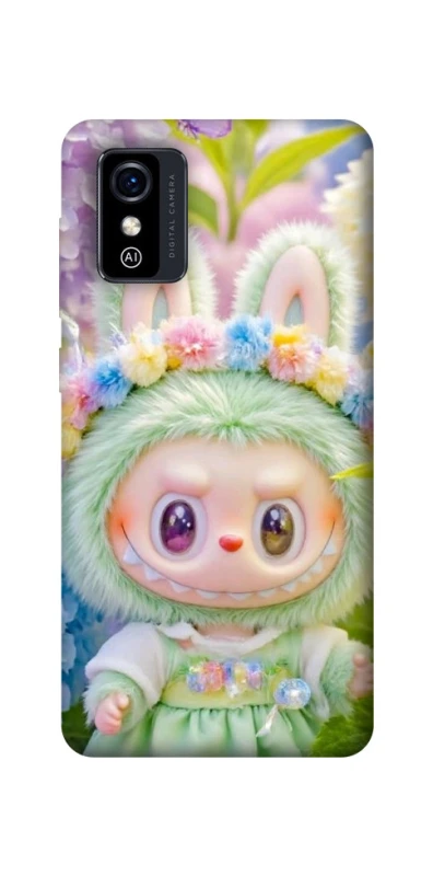 Чохол на ZTE Blade L9 Labubu & Flowers ver.2 фото 1 з 1