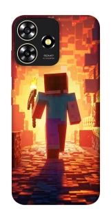 Чехол на ZTE Blade A73 4G Minecraft adventure фото 1 из 1