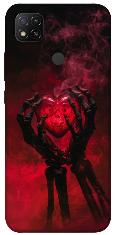 Чохол на Xiaomi Redmi 9C Heart in the hands of a skeleton фото 1 з 1