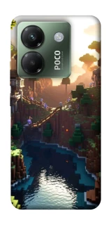 Чехол на Xiaomi Poco M7 pro 5G Minecraft sunset фото 1 из 1