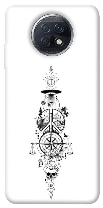 Чехол на Xiaomi Redmi Note 9 5G / Note 9T Tattoo ver.7 фото 1 из 1