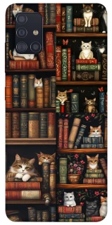 Чохол на Samsung Galaxy A51 Cats & Books фото 1 з 1