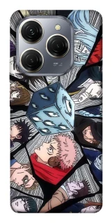 Чехол на TECNO Spark 20 Pro jujutsu kaisen v4 фото 1 из 1