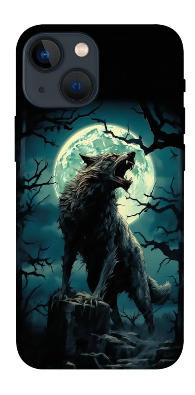 Чехол на Apple iPhone 13 mini (5.4") Волк под луной фото 1 из 1