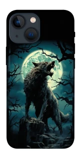 Чехол на Apple iPhone 13 mini (5.4") Волк под луной фото 1 из 1