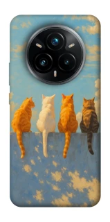 Чехол на Realme 14 Pro+ cats on wall фото 1 Чехол на Realme 14 Pro+ cats on wall фото 1 из 1