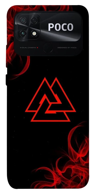 Чехол на Xiaomi Poco C40 Валькнут фото 1 из 1