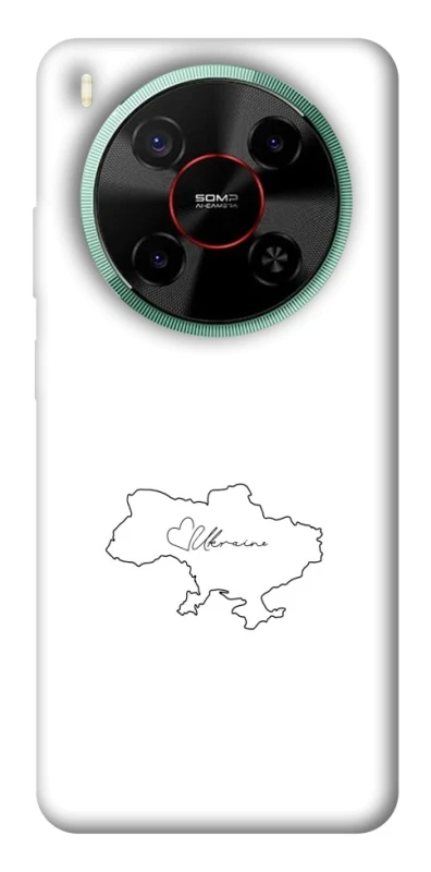 Чохол на ZTE Nubia V70 Max Ukraine map фото 1 з 1