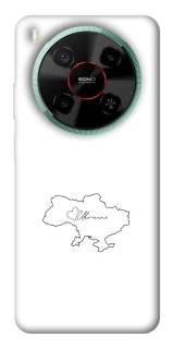 Чехол на ZTE Nubia V70 Max Ukraine map фото 1 из 1